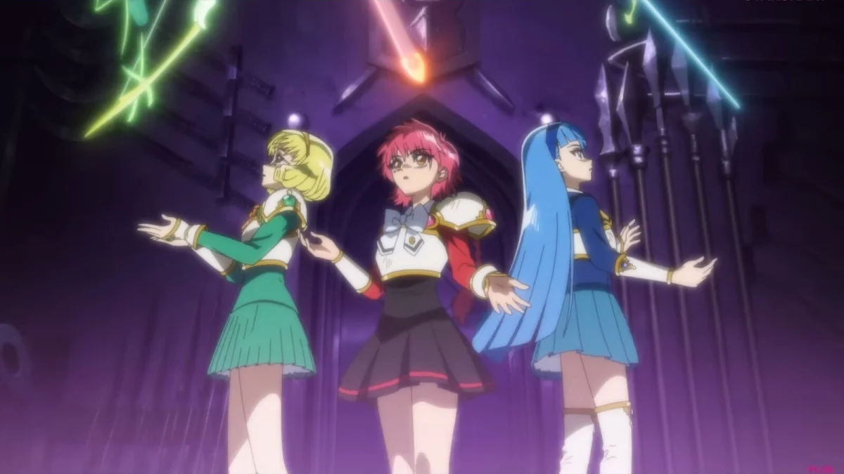 Hikaru, Umi y Fuu, listas para volver a Céfiro.