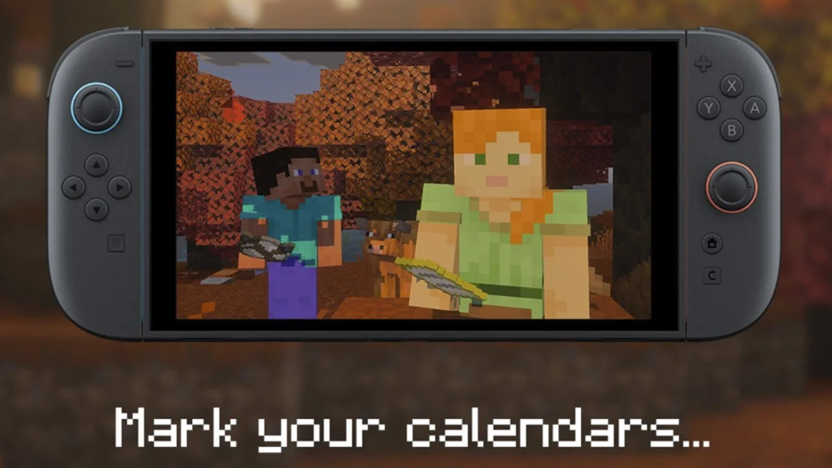 Minecraft para Switch 2 sale el 27 de octubre con los gráficos “Vibrant Visuals”