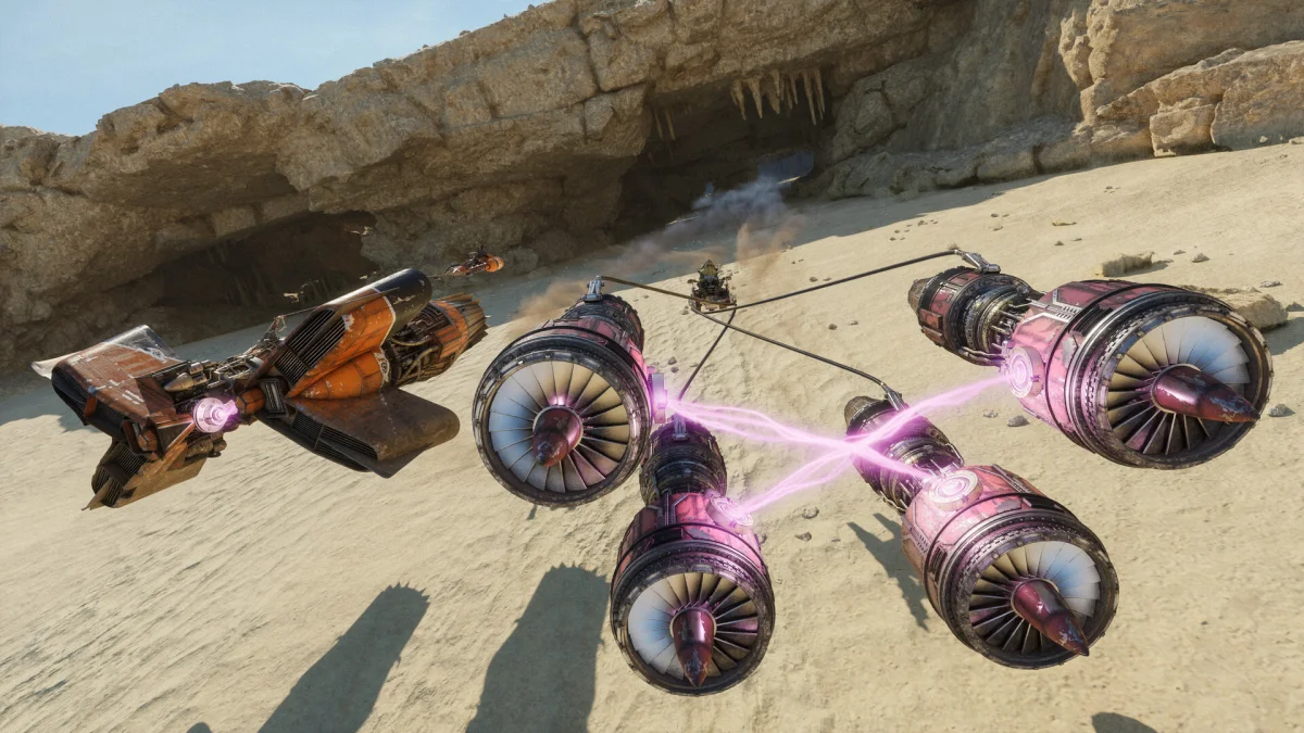Star Wars: Galactic Racer ya está disponible: vuelven las carreras de vainas, y con campaña gratis en Luna